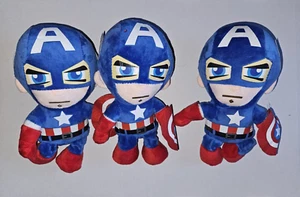 Captain America Plush Doll Lot of 3 - Picture 1 of 6