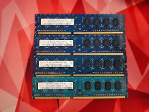 2GB 2x1GB PC3-10600 HYNIX HMT112U6TFR8C-H9 N0 AA-C DDR3-1333 BLUE Ram Memory Kit - Picture 1 of 1