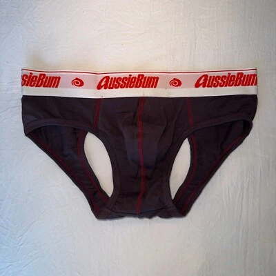 AUSSIEBUM! MODERN COTTON MENS PRIDE JOCK STRAP PURPLE UNDERWEAR Size LARGE - Image 1 of 4