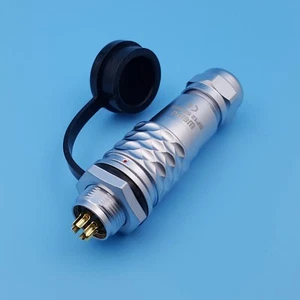 Weipu SF12 Metal 6 Pin Waterproof IP67 Push-Pull Cable Aviation Plug Connector - Picture 1 of 6