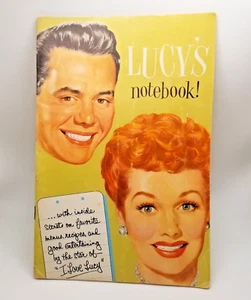 Vtg 1950's Lucy's Notebook! Recipes & Entertaining - Lucille Ball- Desi Arnaz TV - Imagen 1 de 20