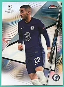 2020-21 Topps Finest Champions League #49 Hakim Ziyech Chelsea Soccer Card - Picture 1 of 1