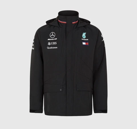Mercedes-AMG Petronas 2019 Team Rain Jacket new  Size XL Cover