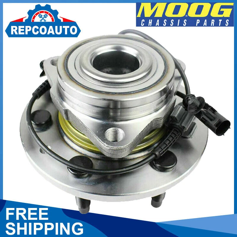 Cojinete de cubo de rueda delantera MOOG para Chevy Tahoe Avalanche GMC Yukon 2007-2014 4x4 Foto 1 de 4
