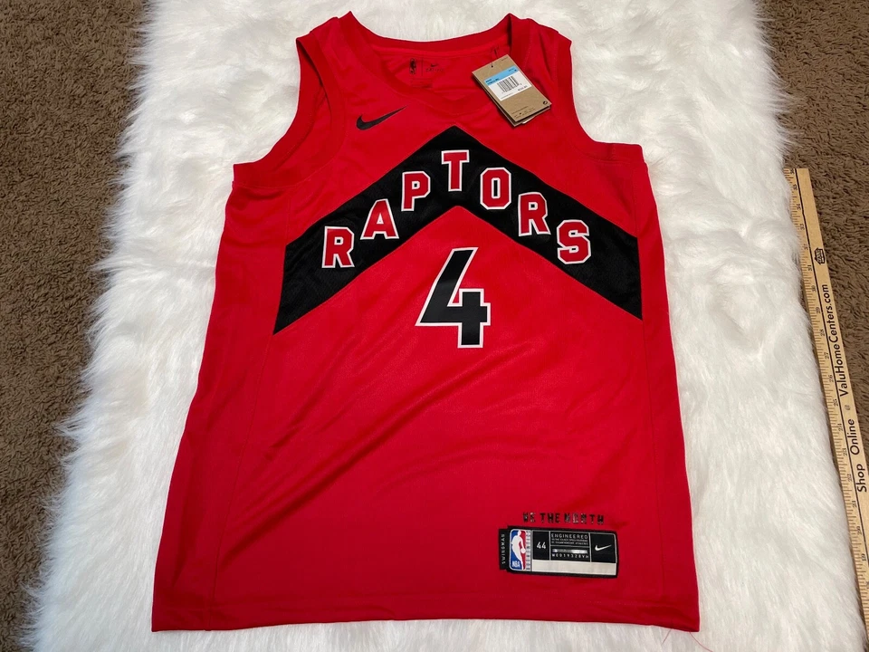 Toronto Raptors Scottie Barnes Nike Swingman Size Medium Red Basketball Jersey - Image 1 of 4