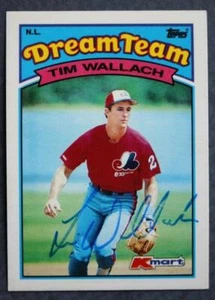 Montreal Expos star Tim Wallach autographed 1989 Topps Dream Team Baseball card- - Picture 1 of 1