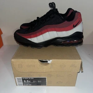 Nike Air Max 95 Black Neutral Grey Varsity 307565-020 Size 6.5y Kids - Picture 1 of 5