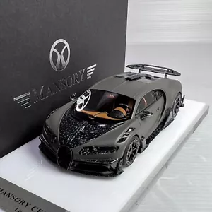1/43 TP Bugatti Chiron Mansory Centuria în Matte Green Carbon Fiber 99 pcs - Picture 1 of 2
