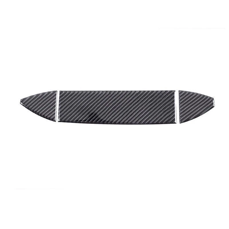 Para BMW X3 E83 2006-2010 Consola central de fibra de carbono real Panel de instrumentos Borde Foto 1 de 4