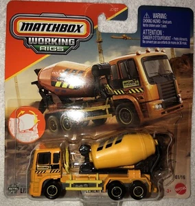 MATCHBOX WORKING RIGS CEMENT KING HD ROTATING/TURNING MIXING TANK 2025 FAST SHIP - Picture 1 of 3