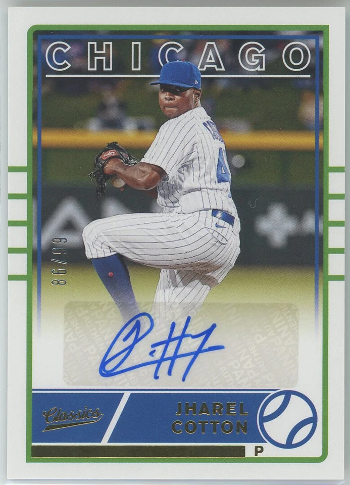 2020 Classics Autographs Gold #CA-JC Jharel Cotton Cubs Auto 86/99 - Image 1 of 1