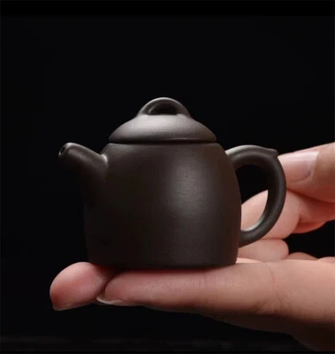 Mini tetera Yixing Zisha arcilla té mascota decoración del hogar en bandeja de té olla juegos de té Foto 1 de 4