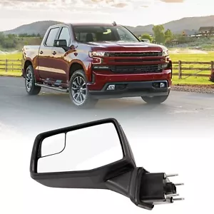 Left Driver Side Mirror Fits 2019-2024 Chevy Silverado 1500 GM1320582(0Pins) - Picture 1 of 7
