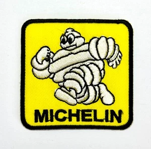 Embroidered Patch - Michelin Tires - Michelin Man - NEW - Iron-on/Sew-on  - Picture 1 of 2
