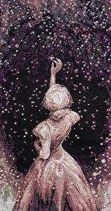 DIY Cross Stitch Kit "Wish star" 7.9"x15.0", Abris Art - Picture 1 of 7