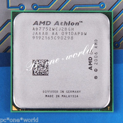 100% OK AD775ZWCJ2BGH AMD Athlon X2 7750 2.7 GHz Dual-Core Processor CPU AM2+ - Image 1 of 2