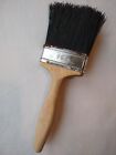 3" Creosote Brush, 75mm, Wooden Handle, Natural Bristles, Fence, Shed, Old Stock