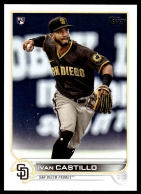 2022 TOPPS ROOKIE Ivan Castillo Rookie San Diego Padres #140 R65 - Image 1 of 2
