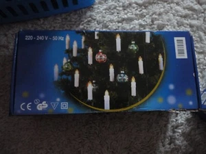 Beleuchtung Weihnachten 32 Kerzen mit Strom Neu - Bild 1 von 2