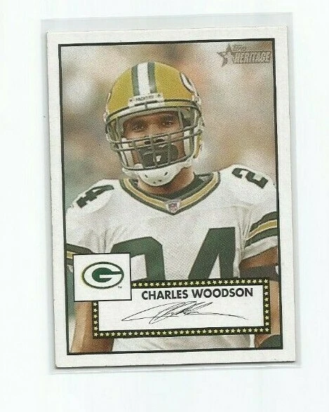 CHARLES WOODSON (Green Bay Packers) 2006 TOPPS HERITAGE CARD #130 - Image 1 of 1