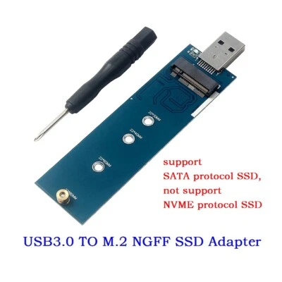 M.2 to USB Adapter USB to 2280 M2 SSD Drive NGFF Converter SSD Reader Card - Bild 1 von 4