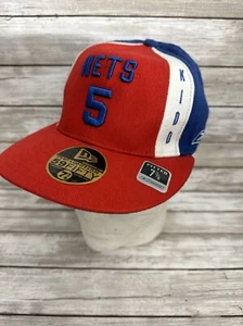 Vintage New Jersey Nets Reebok NBA Hardwood Classics Jason Kidd Hat Sz 7 3/8 New - Picture 1 of 11