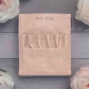 Nuovo senza etichette ~ BOBBI BROWN pennello trucco cintura borsa blush rosa vegan - Foto 1 di 4