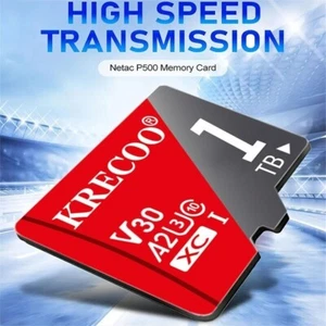 1TB Micro SD Card Memory Card TF Class 10 U3 with Free Laptop SD Card Adapter - Picture 1 of 25