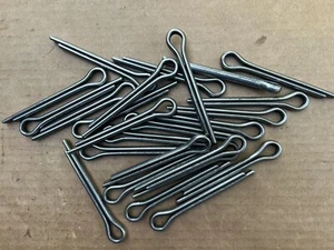 πΊπΈ25 3/8" x 3β Cotter Pins Locking Split Pins Steel Plain USA 3/8β x 3"πΊπΈ - Picture 1 of 3