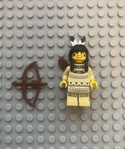 LEGO Tribal Hunter col001 Minifigure + Accessories + Free Shipping! - Picture 1 of 3