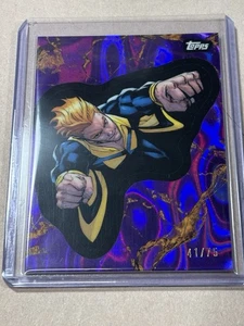 2025 Topps Marvel Comic Book Heroes Purple Gold /75 X-Men Banshee 2025 Karte #103 - Bild 1 von 2