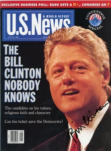 Bill Clinton - signiertes Magazin - Bild 1 von 1