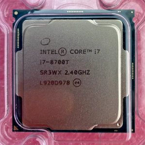 Intel Six Core i7-8700T CPU Processor 2.40GHz LGA1151 SR3WX Tested - Afbeelding 1 van 2