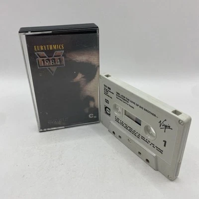 Eurythmics- 1984 - Virgin Label Cassette Tape Black Text - Image 1 of 4