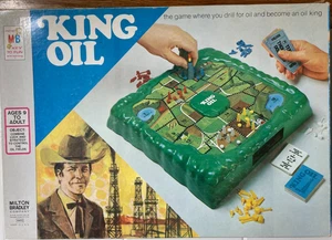 King Oil Brettspiel - Milton Bradley - 1974 - 97% vollständig mit PDF Anleitung - Bild 1 von 4
