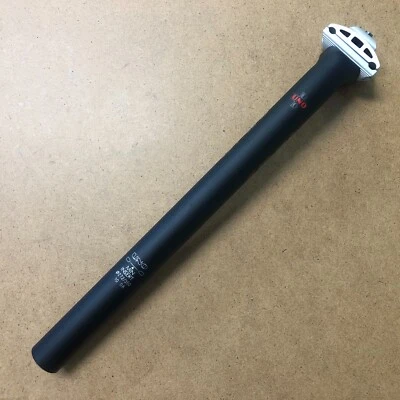 New KALLOY Bicycle Alloy Micro Adjust Seat Post 27.2mm x 350mm Matt Black/Silver - Image 1 of 3
