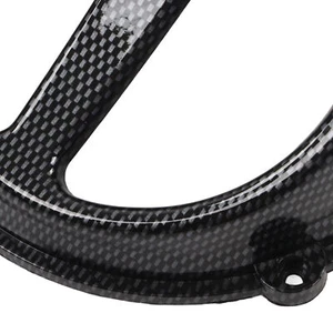 Cubierta del ventilador de refrigeración del motor de motocicleta pieza estilo fibra de carbono para GY6 125 150 - Imagen 1 de 12