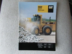 1994 Caterpillar CAT 980F Series II Wheel Loader Brochure - Picture 1 of 8