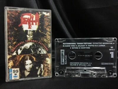 Death Individual Thought Patterns Cassette Tape (Relativity 1993) Death Metal - Image 1 of 3