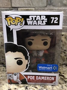 Funky Pop! Star Wars: Poe Dameron #72 Walmart Exclusive Vaulted Preowned - Picture 1 of 9