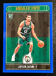 2017-18 NBA Hoops Jayson Tatum Blue Border Parallel RC Rookie card