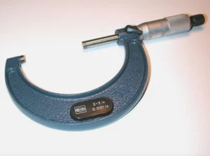 New Old Stock MOORE & WRIGHT UK Made 2-3" Micrometer, Carbide Faces, 0.001" - Picture 1 of 1