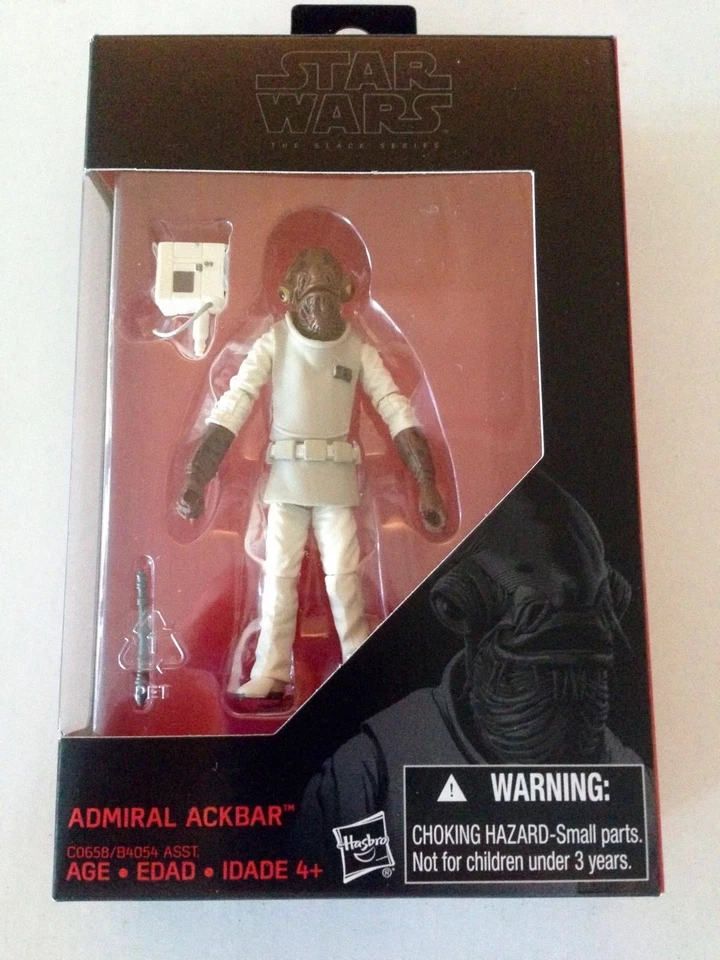 STAR WARS 3.75" (NOT 6"): ADMIRAL ACKBAR -  WALMART 3 3/4" EXCLUSIVE - Image 1 of 1