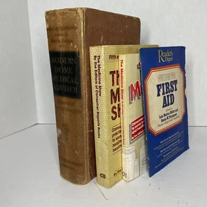 Vintage Medical books Lot Of 4 The Medicine Show Modern Home Medical Adviser  - Picture 1 of 14