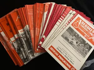 The Programme Cabin - Aberdeen programmes 1960s 1970s 1980s - Picture 1 of 118