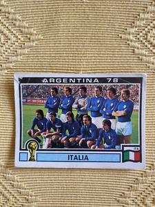 SQUADRA ITALIA n. 98 ARGENTINA 78 FIGURINA CALCIATORI PANINI CON VELINA ORIGINAL - Foto 1 di 2