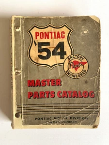 Master Parts Catalog Pontiac 54 . Catalogue pièces  Original Service Book Manual - Foto 1 di 11
