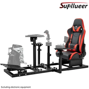 Supllueer Flight & Racing Sim Cockpit regolabile per Thrustmaster HOTAS Warthog - Foto 1 di 26
