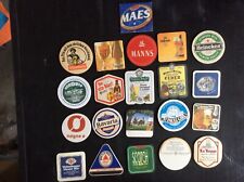 21 different EUROPEAN / English Beer Coasters J