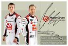 HULKENBERG & MAGNUSSEN - HAAS F1 PORTRAIT 23 - 6x4 Signed Autograph PHOTO Print
